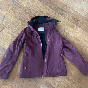 Spyder Hera No Fur Ladies Jacket size 8 Color Fini (Maroon)